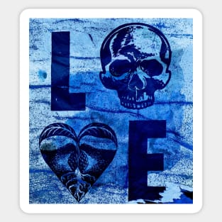 Skull Love number two Sticker